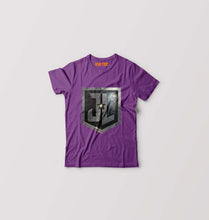 Load image into Gallery viewer, Justice League Kids T-Shirt for Boy/Girl-Purple-Ektarfa.online

