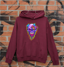 Load image into Gallery viewer, Trippy Psychedelic Skull Unisex Hoodie for Men/Women-Maroon-Ektarfa.online
