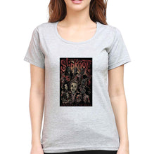 Load image into Gallery viewer, Slipknot T-Shirt for Women-Grey Melange-Ektarfa.online
