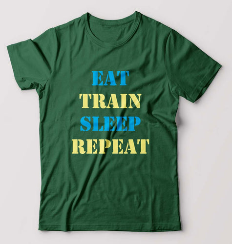 Gym T-Shirt for Men-Dark Green-Ektarfa.online
