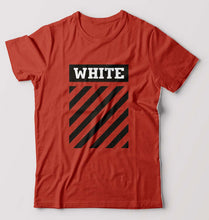 Load image into Gallery viewer, off white T-Shirt for Men-Brick red-Ektarfa.online
