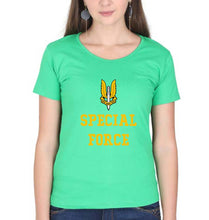 Load image into Gallery viewer, Special Force T-Shirt for Women-Flag Green-Ektarfa.online
