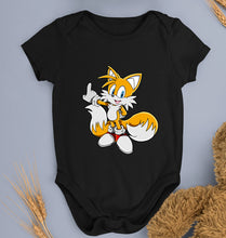 Load image into Gallery viewer, Tails Sonic Kids Romper For Baby Boy/Girl-Black-Ektarfa.online

