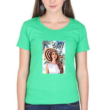 Load image into Gallery viewer, Lana Del Rey T-Shirt for Women-flag green-Ektarfa.online
