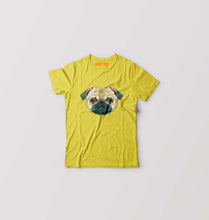 Load image into Gallery viewer, TRIANGLE_DOG Kids T-Shirt for Boy/Girl-Yellow-Ektarfa.online
