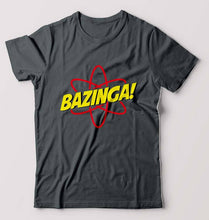 Load image into Gallery viewer, Sheldon Cooper Bazinga T-Shirt for Men-Steel grey-Ektarfa.online
