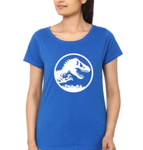 Load image into Gallery viewer, Jurassic World T-Shirt for Women-Royal Blue-Ektarfa.online
