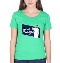 Load image into Gallery viewer, Hardik Pandya T-Shirt for Women-flag green-Ektarfa.online
