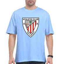 Load image into Gallery viewer, Athletic Club Oversized T-Shirt for Men-Baby Blue-Ektarfa.online

