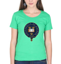 Load image into Gallery viewer, University of Oxford T-Shirt for Women-flag green-Ektarfa.online
