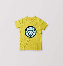 Load image into Gallery viewer, ARC REACTOR Iron Man Superhero Kids T-Shirt for Boy/Girl-Mustard Yellow-Ektarfa.online
