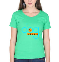 Load image into Gallery viewer, Dog Lover T-Shirt for Women-Flag Green-Ektarfa.online
