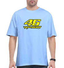 Load image into Gallery viewer, Valentino Rossi(VR 46) Oversized T-Shirt for Men-Baby Blue-Ektarfa.online
