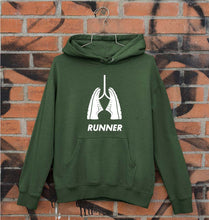 Load image into Gallery viewer, Runner Running Unisex Hoodie for Men/Women-Dark Green-Ektarfa.online
