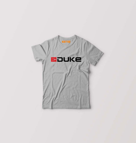 Duke Kids T-Shirt for Boy/Girl-Grey-Ektarfa.online