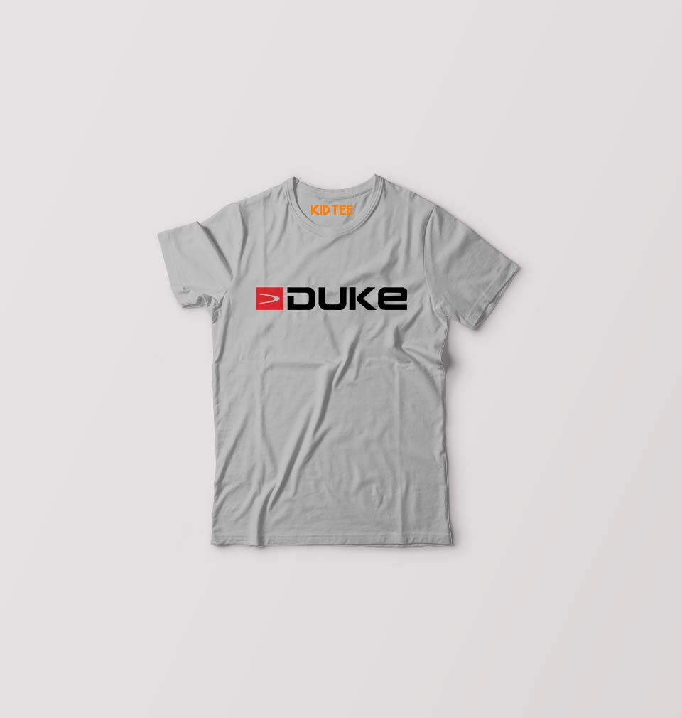 Duke Kids T-Shirt for Boy/Girl-Grey-Ektarfa.online