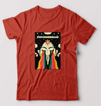 Load image into Gallery viewer, Psychedelic T-Shirt for Men-Brick Red-Ektarfa.online
