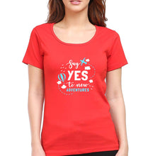 Load image into Gallery viewer, Travel Adventures T-Shirt for Women-Red-Ektarfa.online
