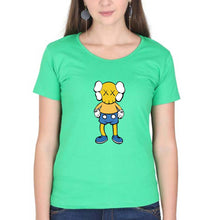 Load image into Gallery viewer, Kaws T-Shirt for Women-flag green-Ektarfa.online
