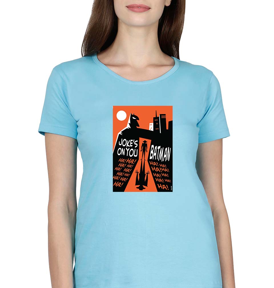 Batman T-Shirt for Women-SkyBlue-Ektarfa.online