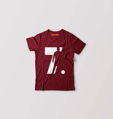 Cristiano Ronaldo CR7 T-Shirt for Boy/Girl-Maroon-Ektarfa.online