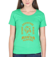 Load image into Gallery viewer, Eagle T-Shirt for Women-flag green-Ektarfa.online
