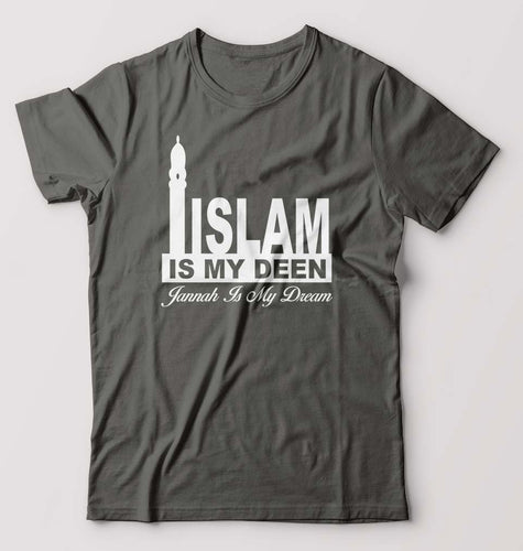 Islam T-Shirt for Men-Charcoal-Ektarfa.online