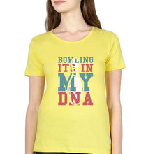Load image into Gallery viewer, Bowling T-Shirt for Women-Yellow-Ektarfa.online
