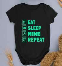 Load image into Gallery viewer, Minecraft Kids Romper For Baby Boy/Girl-0-5 Months(18 Inches)-Black-Ektarfa.online
