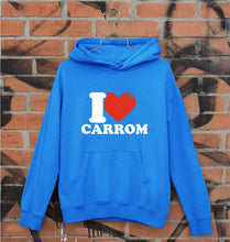 Load image into Gallery viewer, I Love Carrom Unisex Hoodie for Men/Women-Royal Blue-Ektarfa.online
