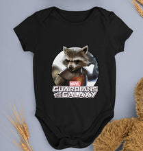 Load image into Gallery viewer, Rocket Raccoon Kids Romper Kids Romper For Baby Boy/Girl-0-5 Months(18 Inches)-Black-Ektarfa.online
