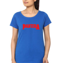 Load image into Gallery viewer, Pantera T-Shirt for Women-Royal Blue-Ektarfa.online
