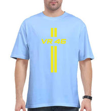 Load image into Gallery viewer, Valentino Rossi(VR 46) Oversized T-Shirt for Men-Baby Blue-Ektarfa.online
