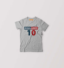 Load image into Gallery viewer, Ronaldinho Kids T-Shirt for Boy/Girl-Grey-Ektarfa.online
