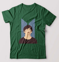 Load image into Gallery viewer, V-BTS(K-Pop) T-Shirt for Men-Dark Green-Ektarfa.online
