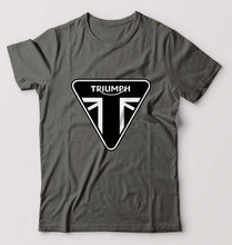 Load image into Gallery viewer, Triumph T-Shirt for Men-S(38 Inches)-Charcoal-Ektarfa.online

