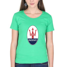 Load image into Gallery viewer, Maserati T-Shirt for Women-Flag Green-Ektarfa.online
