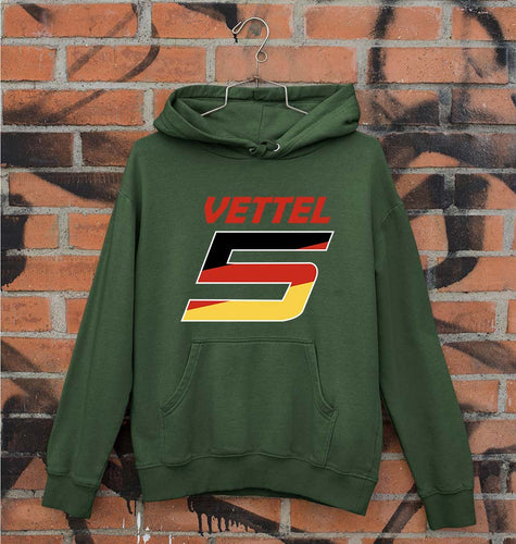 Sebastian Vettel F1 Unisex Hoodie for Men/Women-Dark Green-Ektarfa.online
