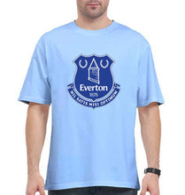 Load image into Gallery viewer, EVERTON Oversized T-Shirt for Men-Baby Blue-Ektarfa.online
