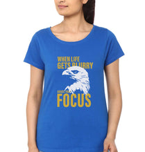 Load image into Gallery viewer, Eagle T-Shirt for Women-Royal Blue-Ektarfa.online
