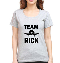 Load image into Gallery viewer, Team Rick T-Shirt for Women-Grey Melange-Ektarfa.online
