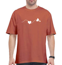 Load image into Gallery viewer, Badminton Oversized T-Shirt for Men-Coral-Ektarfa.online
