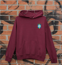 Load image into Gallery viewer, Brazil Football Unisex Hoodie for Men/Women-Maroon-Ektarfa.online
