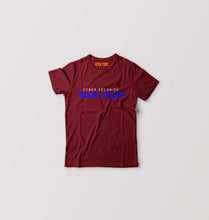 Load image into Gallery viewer, Cyber Security T-Shirt for Boy/Girl-Maroon-Ektarfa.online
