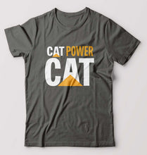 Load image into Gallery viewer, Cat Power T-Shirt for Men-Charcoal-Ektarfa.online
