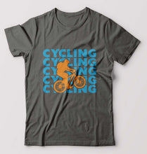 Load image into Gallery viewer, Cycling T-Shirt for Men-Charcoal-Ektarfa.online
