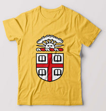 Load image into Gallery viewer, Brown University T-Shirt for Men-Golden Yellow-Ektarfa.online
