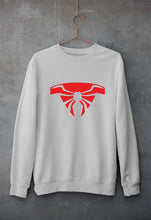 Load image into Gallery viewer, Spiderman Superhero Unisex Sweatshirt for Men/Women-Grey Melange-Ektarfa.online
