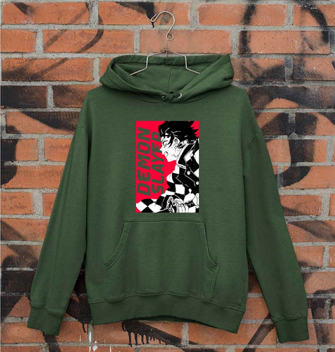 Demon Slayer Unisex Hoodie for Men/Women-Dark Green-Ektarfa.online