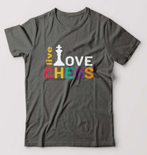 Load image into Gallery viewer, Chess Love T-Shirt for Men-Charcoal-Ektarfa.online
